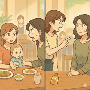 「かわいいですね、何ヶ月ですか？」とレストランで突如話してきたママが豹変。恐怖を感じた私を助けた、友人の強烈な一言とは？