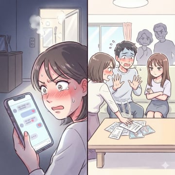 「投資に失敗した」と娘の結婚資金を使い込んだ夫。しかし、お金の本当の使い道を知り修羅場に【短編小説】