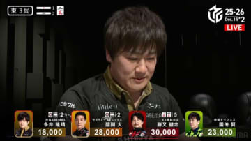 野太い声の二重奏 実力派の中年男性雀士、2人揃って「ロン」にファン「ロンロン」「ガチでおもろい」火花バチバチ／麻雀・Mリーグ