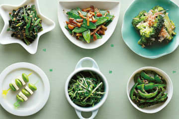 電子レンジでOK★ お弁当のすきまに! 夕食のあと1品に!「緑のおかず」カタログ