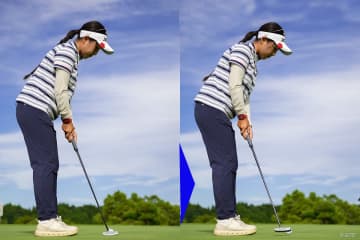 「フックラインは左足体重＆ボール位置トウ側」アドレスでちゃんと“入る保険”かけていますか？【青木瀬令奈のThe Putting World#3】