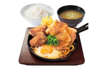 からやまで期間限定、「すき焼き＋からあげ」のわんぱく合体メニュー爆誕