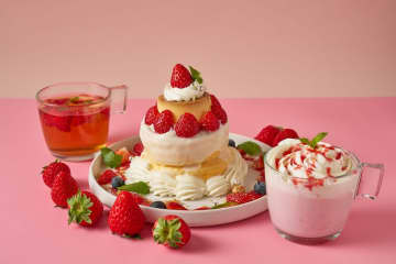 ＜静岡＞たまご専門店TAMAGOYAのストロベリーフェアついに開幕！いちごのキャンドルタワーは晴れの日お祝いにもピッタリ！旬の静岡県産いちごと共に素敵な冬時間をお届け　〜甘酸っぱいいちごをふんだんに使用したカフェメニューやテイクアウトスイーツも登場〜