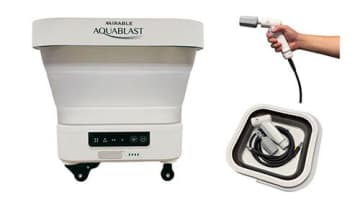 ヤマダデンキ、「ミラブル アクアブラスト」を販売！水道ホースや電源が届かないベランダ、浴室、アウトドアなどで使用できる