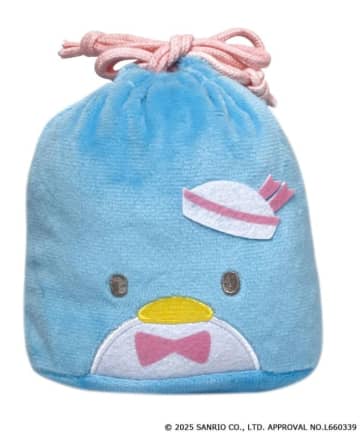 “はぴだんぶいのフェイス巾着”がカプセルトイに登場！　ふわふわ素材＆パステルカラーの全6種類