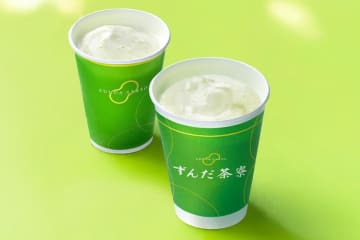 ずんだスイーツ専門店「ずんだ茶寮」大阪・梅田に、つぶつぶ食感のシェイクやずんだ餅