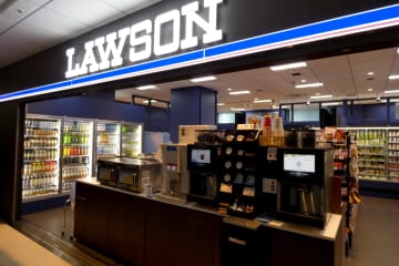 KDDI大阪第2ビルに設置されたオフィスローソンを見てきた