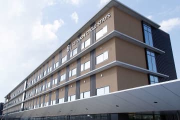 「せとうちサイクルステイズ広島宇品」、2026年春開業　バンク・選手宿舎兼ホテル棟