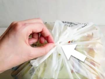 「ゴミ入れ忘れた」を解決！ガチガチに縛っても一瞬で復活→今日から取り入れたい魔法の固結びテク♡