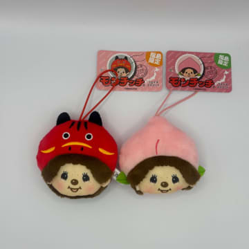 福島限定「モンチッチ フェイスマスコット〈桃〉」登場！ モンチッチが名産「桃」をモチーフにした可愛らしい新商品を順次販売