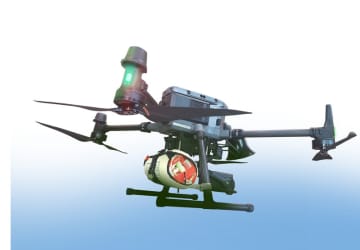 豊橋市消防本部が水難救助ドローンを導入、浮き輪投下・無線スピーカー機能を搭載