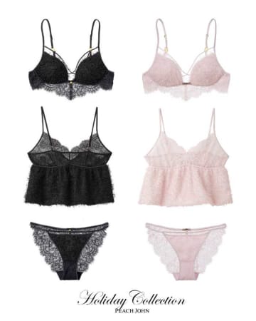 PEACHJOHNホリデーコレクションで迎える♡ときめく冬のご褒美ランジェリー