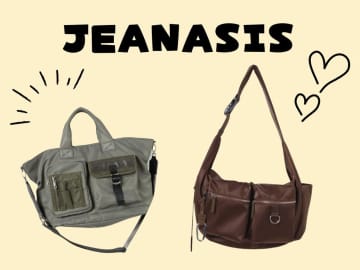 機能性もこなれ感も◎ 軽量素材で使いやすい【JEANASIS】の「ナイロンバッグ」