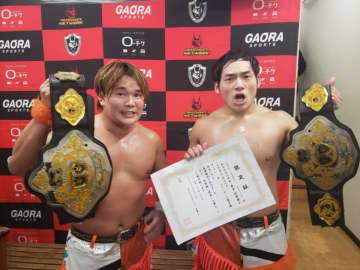 【ドラゴンゲート】KAMEI＆Riiitaがマンテ＆デムースに快勝でツインゲート王座初V！「俺たちが最強タッグチームのジャッキーリータだ！」