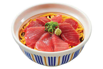 なか卯、濃厚な旨みを味わう「天然本まぐろ丼」発売。本まぐろ“2倍”の特盛も登場！