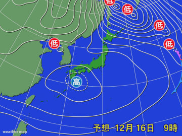 北日本日本海側や北陸　雪や雨が続く