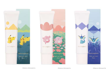 ナチュラグラッセ ポケモンコレクションの26年春コスメ、“お昼寝カビゴン”のスキンケアUVなど