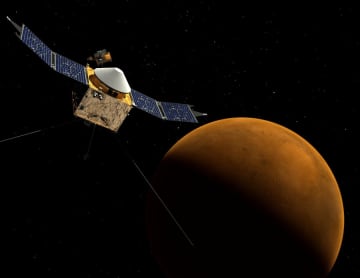 NASA火星探査機「MAVEN」、応答せず–機体回転か、復旧活動続く