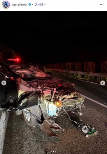 釣り系女性YouTuber、高速道路で車大破　シカ衝突でハンドルが...報告に「奇跡的な生還」の声