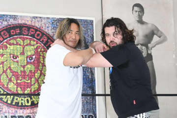 【新日本】棚橋弘至とウルフアロンが最初で最後のスパーリング　レインメーカー＆ＥＶＩＬ対策も