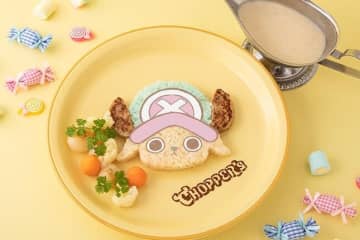 「ONE PIECE」チョッパー限定カフェが渋谷に、わたあめ乗せキャラメルミルク＆顔型ホワイトカレー