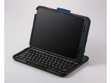 エレコム、iPadケース一体型のタイピング学習用キーボード。USB Type-Cモデルも
