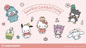【サンキューマート】ハローキティやシナモロールたちの限定アイテムが可愛すぎ♡WEB先行販売が始まってるよ。