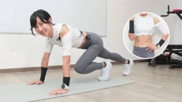 【お腹痩せ】プランクして足をちょこちょこ動かす！「ハイプランクウォーク」を30秒×3セット（週2）