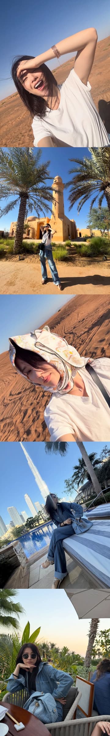 『トンイ』女優パク・ハソン、ドバイ旅行で魅せたお茶目な姿に「可愛すぎる」の声【PHOTO】