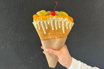 「クレープとエスプレッソと」大阪・堀江に新店、“ミックスジュース”着想のフルーツクレープなど