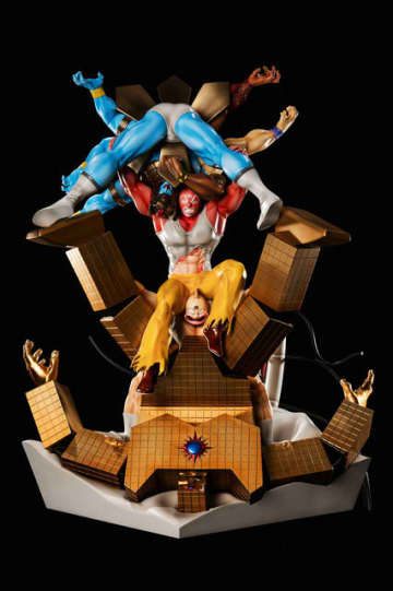 あーーっと夢のドッキングだーーーっ!!「キン肉マン」“マッスルドッキング”の決定版!! 32万円超えの臨場感抜群なフィギュア登場