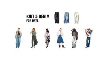 ニットとデニムで「定番だけど可愛い」コーディネートの成功例