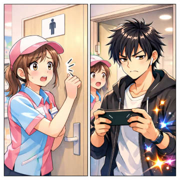 トイレで1時間占有する客。「大丈夫ですか？」と聞くも無視。その後、出てきた姿に思わず唖然【短編小説】