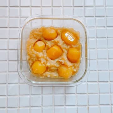 スパイス香る♪市販の甘露煮で簡単「洋風栗きんとん」の作り置き