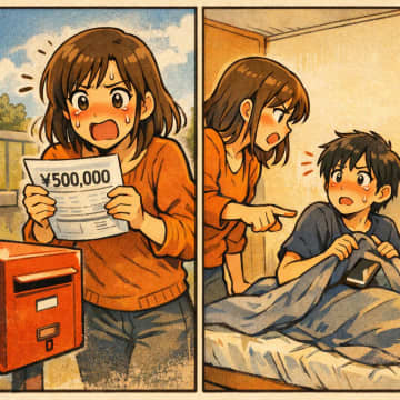 「50万円！？なんで…」身に覚えのないカード請求→コソコソしている弟を問い詰めた結果…【短編小説】