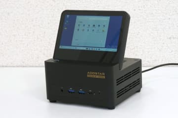 【Hothotレビュー】モニター内蔵ミニPCってどう使うの？AOOSTAR「G-FLIP AI370」を試す