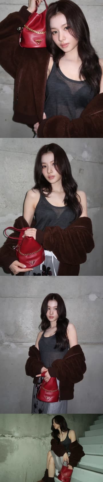 透けてインナーが…TWICE・サナ、極薄タンクトップ姿で放つ大人の色気にドキッ「反則です…」【PHOTO】