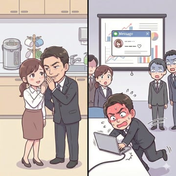 社内不倫を「ただの相談相手だ」と言い張る上司。だが、会議中に不倫がバレてしまった理由とは【短編小説】