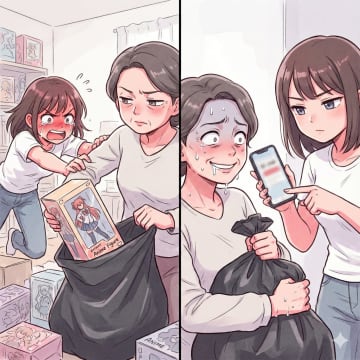「全部ゴミでしょ！」と勝手に私の私物を捨てた母→処分した品がプレミア物だと知った時の顔【短編小説】