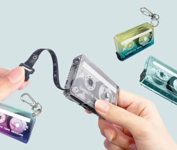 カセットテープ型のメジャー　レトロかわいい