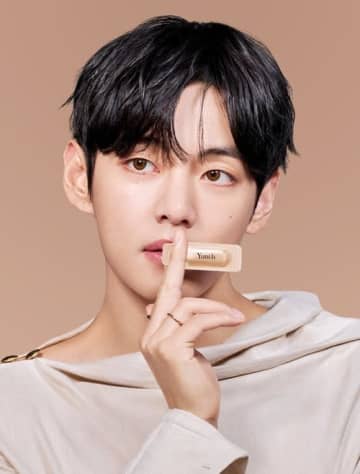 BTS・V、日本ビューティー市場で記録的反響！アンバサダー務める「Yunth」売上200％増