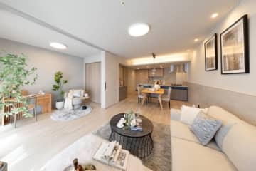 芝浦アイランドケープタワー 32階｜水と空に抱かれ、都心を自在に。1階にコンビニあり。充実した共用施設。ワイドスパンバルコニー、南西向きで陽当たり良好な3LDK