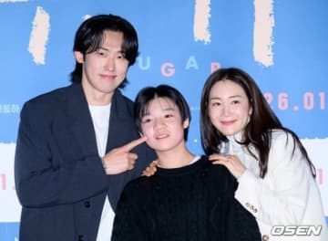 【PHOTO】チェ・ジウ＆ミン・ジヌン＆コ・ドンハ、映画「シュガー」制作報告会に出席