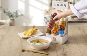 丸亀製麺、店内で使っている調味料を数量限定で販売！「丸亀製麺調味料五種セット」