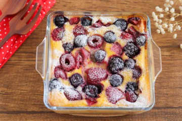 米粉で簡単！「ミックスベリーのヨーグルトクラフティ」の作り方