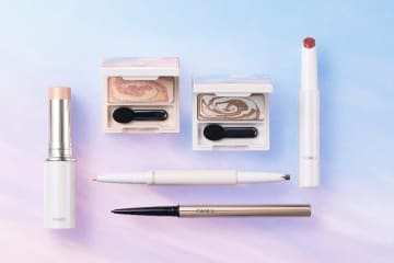 ファンケル26年春コスメ、淡く穏やかな“春空”着想マーブルアイカラー＆濡れツヤ肌叶えるハイライト