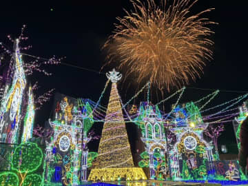 「さがみ湖イルミリオン」幻想的なイルミネーション＆打ち上げ花火とともに新年を迎えるカウントダウンイベント開催！