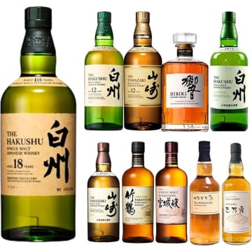 Amazon、「第5弾 ウイスキーみくじ 466口限定」を税込4,880円で販売　1/466「白州18年」、2/466「山崎12年」「白州12年」など10種類のウイスキーのどの1本が届くか運試し!