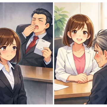 「無能は雇わないよ」と圧迫面接する男。数年後、その男が私の会社に、面接を受けにきた結果【短編小説】