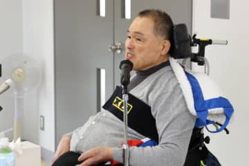 山下泰裕氏が頸髄損傷後初の会見　現在の状態は「上半身、下半身は全く動かない」